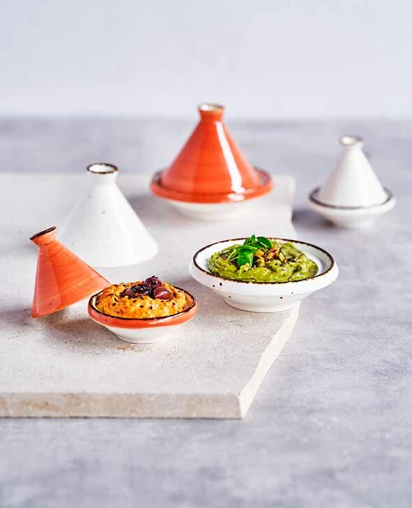 Mini tajine Brisbane 9 cm oranje