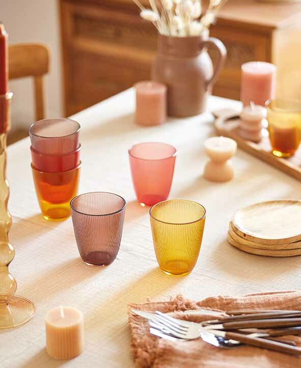 Glas 31 cl Concepto Stripy Jasper