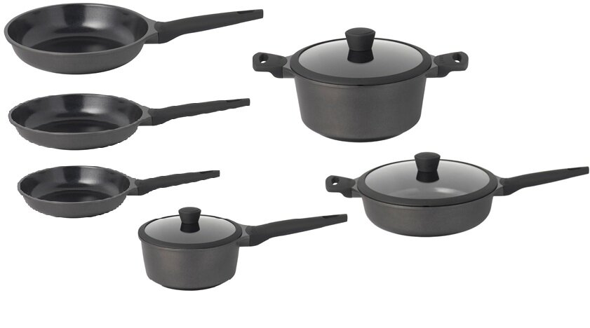 Pannenset Ceramic Deluxe Sola 9-delig