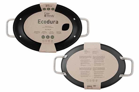 Vispan 36 x 25 cm Ecodura Zwart 