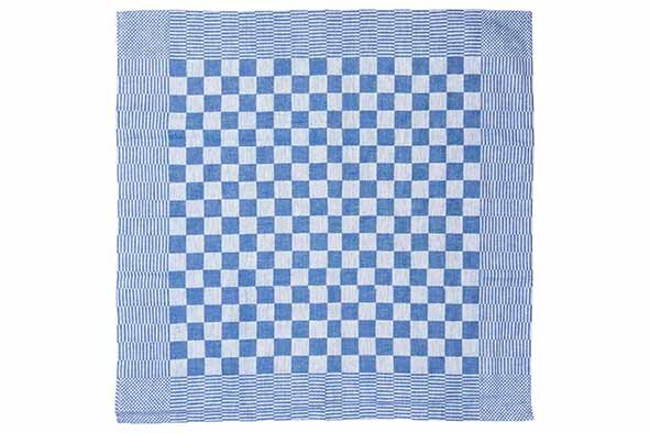 Theedoek Blauw Set van 6