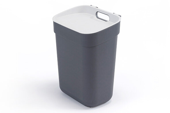 Afvalbak 10 Liter Grijs Ready To Collect Curver
