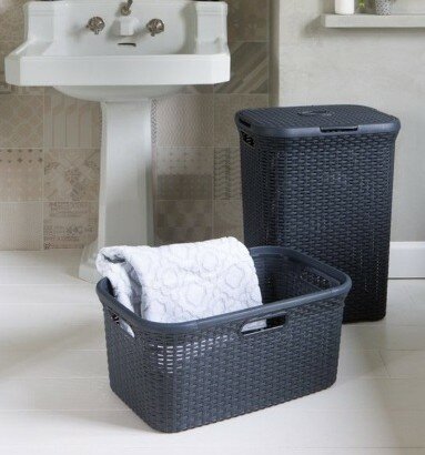 Wasmand Grijs 45 Liter Curver