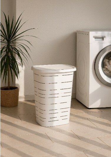 Wasmand Wit 55 Liter M-Home