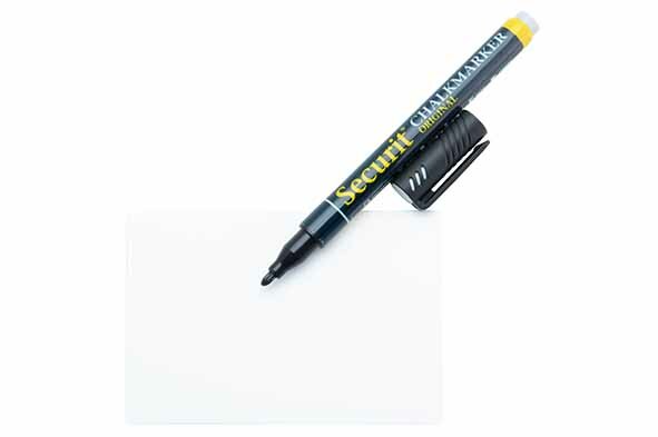 Menukaartjes 20 stuks tafelhouder met pen