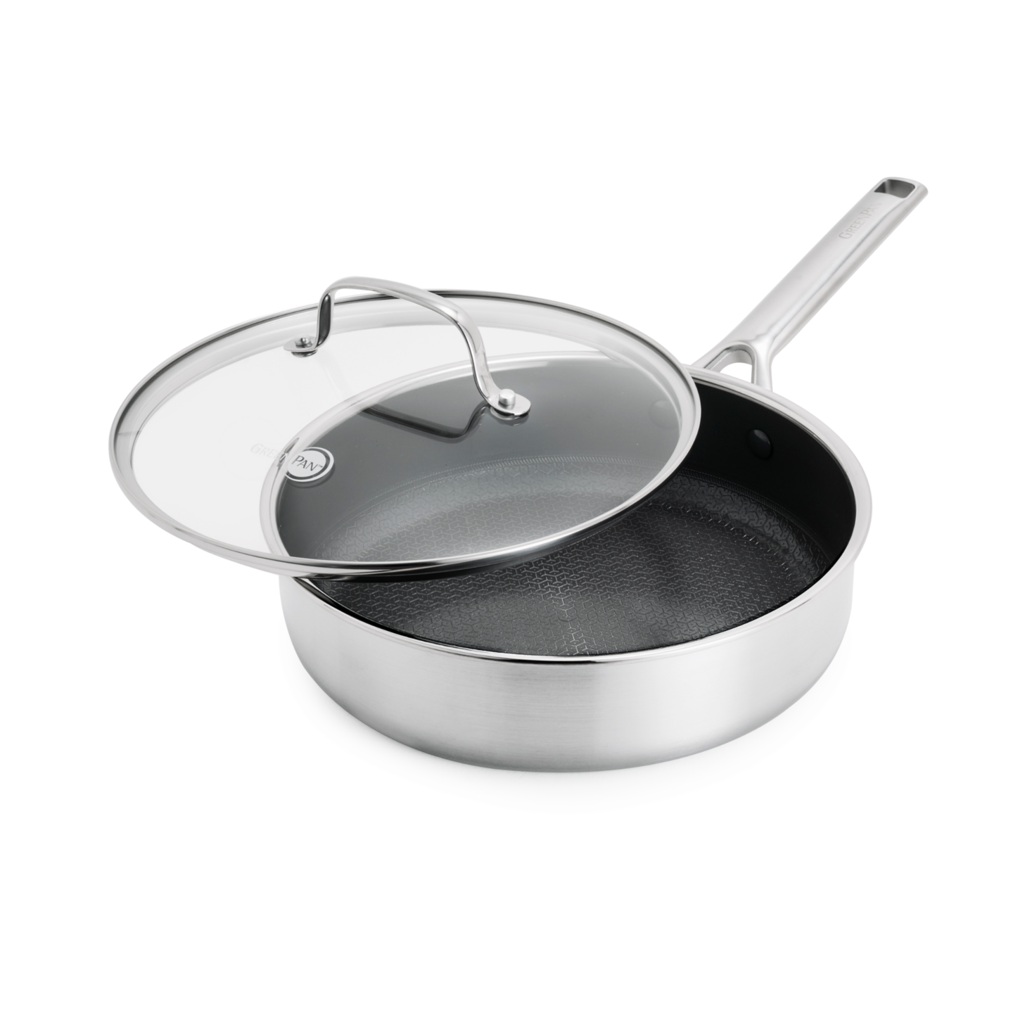 Hapjespan met deksel Greenpan Apex 24cm