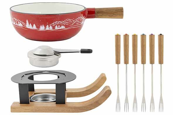 Fondueset ski 6 personen Aspen
