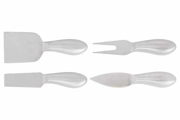 Kaasmessenset RVS mini 4-delig Aspen