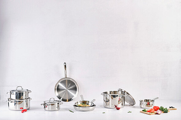 Kookpan 18 cm Daily RVS 