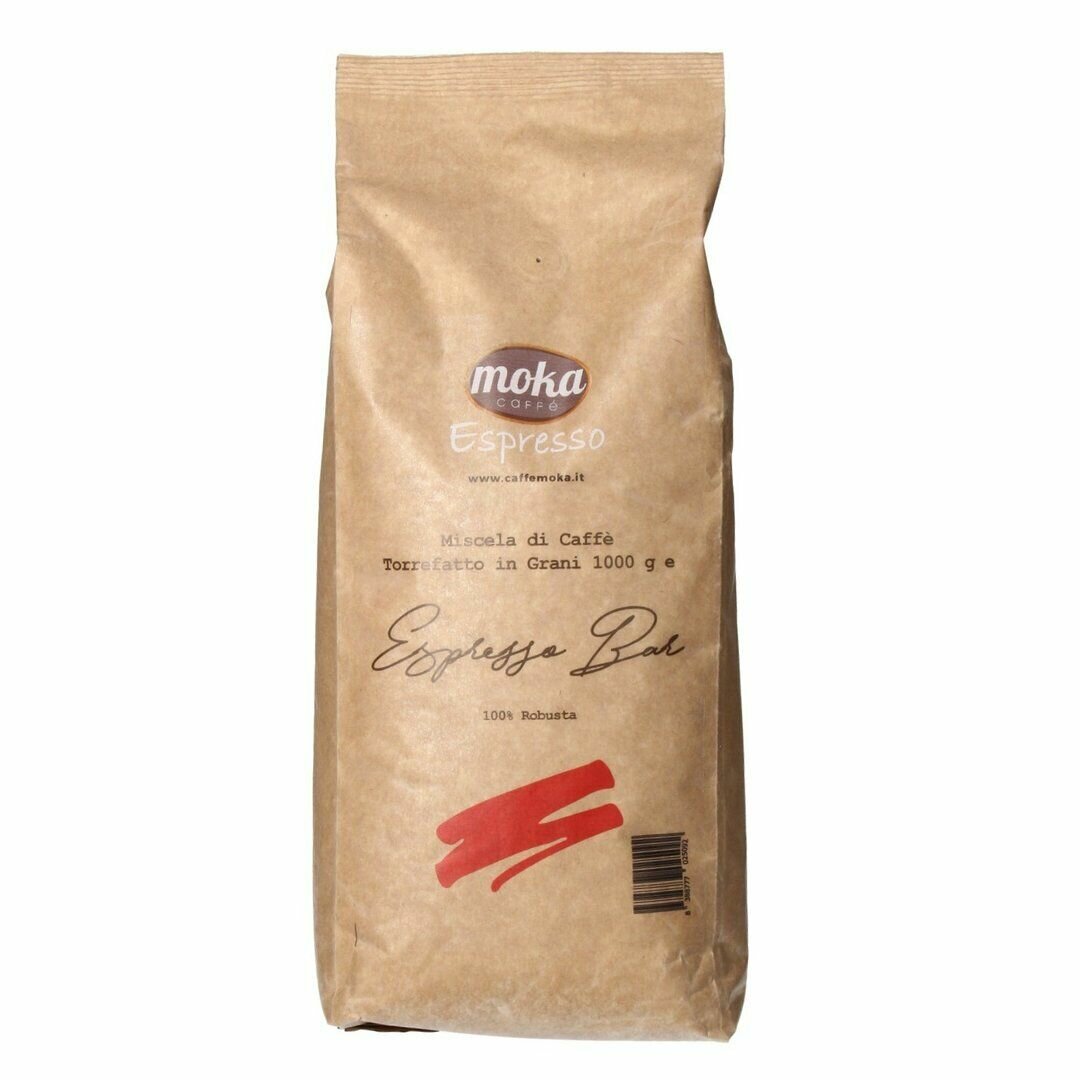 Koffiebonen Espresso 100 % Robusta 1 KG Italiaans gebrand