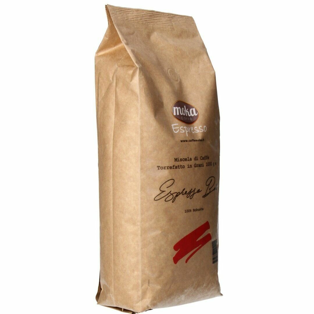 Koffiebonen Espresso 100 % Robusta 1 KG Italiaans gebrand