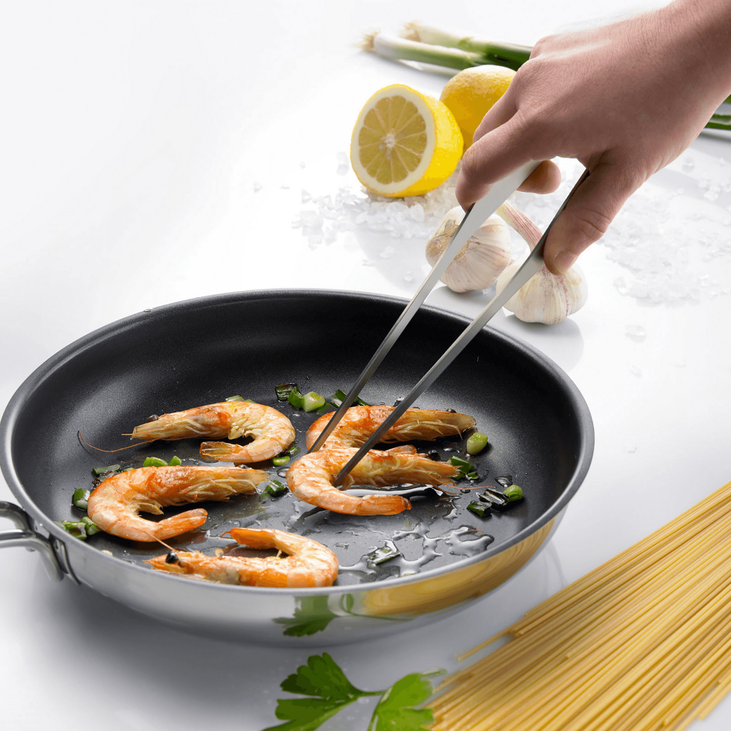 Keukenpincet 29 cm RVS 