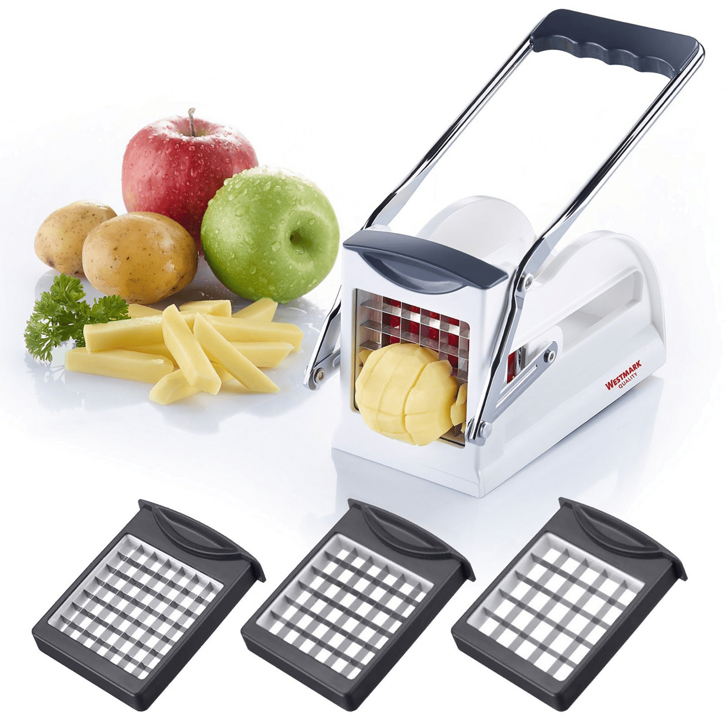 Frietsnijder Easy stix met 3 roosters 