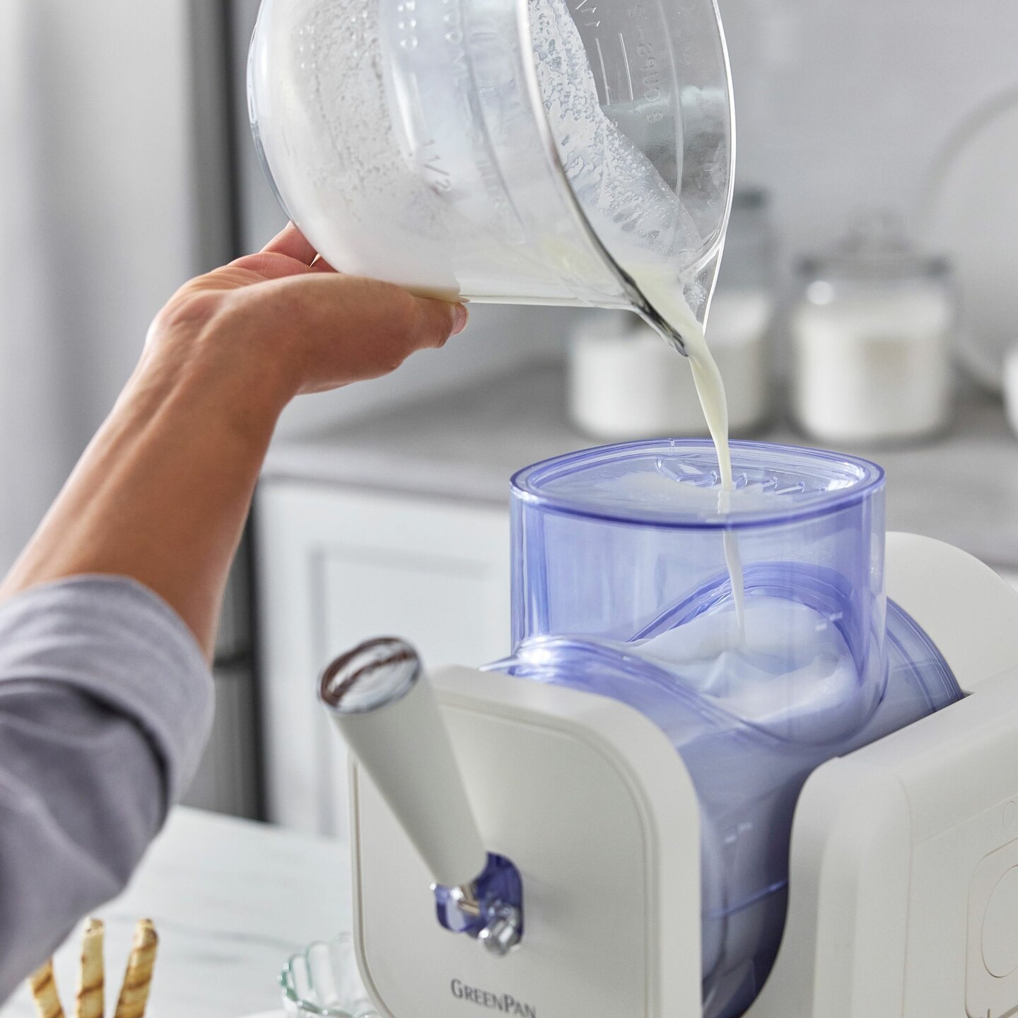 Ijsmachine Greenpan Frost wit