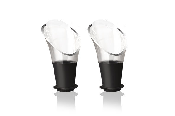 Wijnschenker Crystal set van 2 