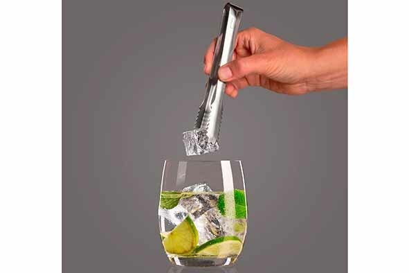 Ijsblokjestang Vacu Vin RVS