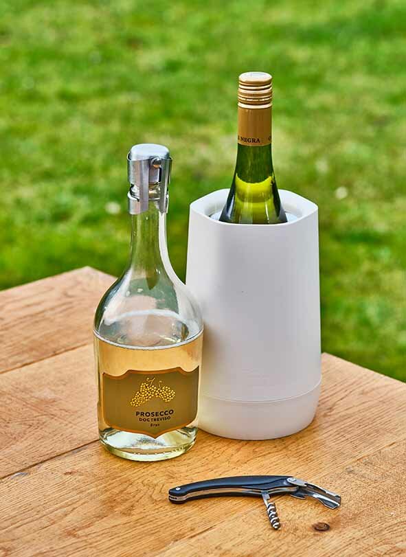 Wijnkoeler Vacu Vin Hexo sand