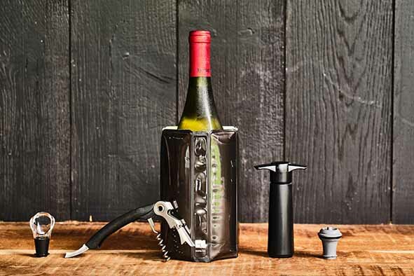 Wijnset 5-delig Vacu Vin