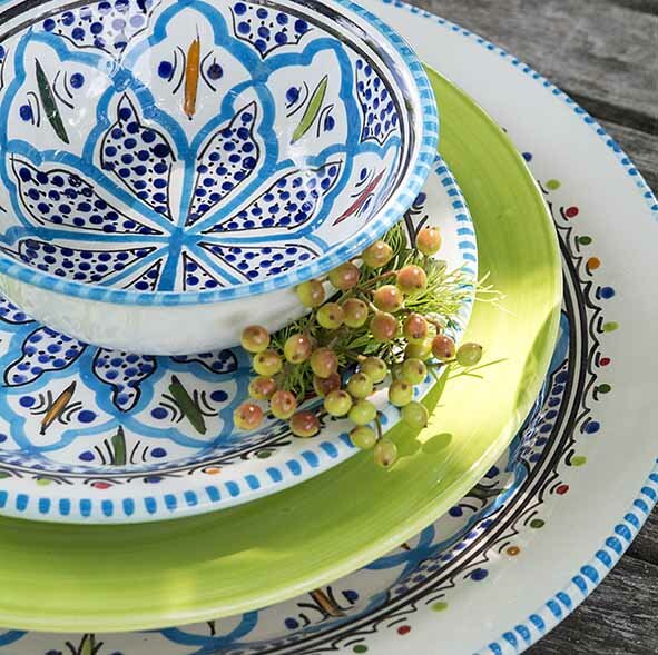 Dessertbord 20,8 cm Turquoise Blue Fine