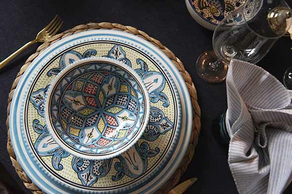 Dessertbord 20,8 cm Turquoise Blue