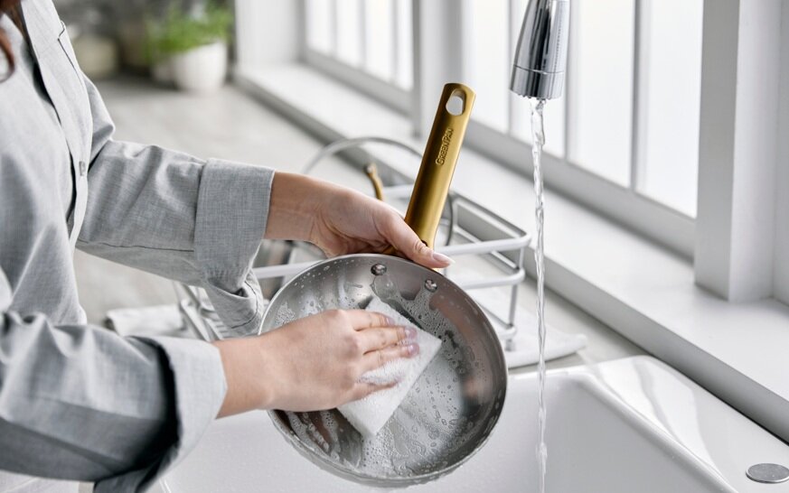 Koekenpannenset RVS 20-28 cm Greenpan Padova 3-Ply uncoated 