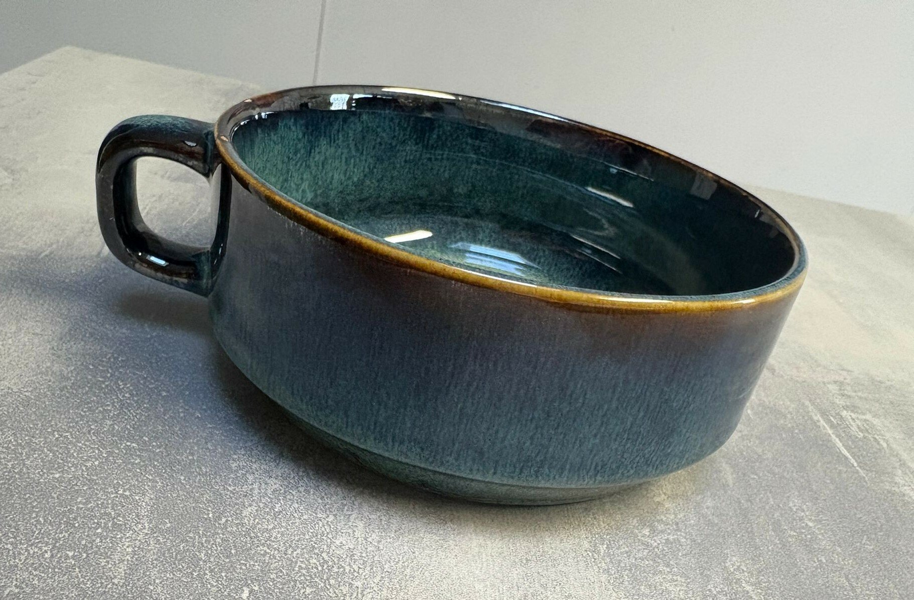 Soepkom met oor Jade Verde 12,5cm