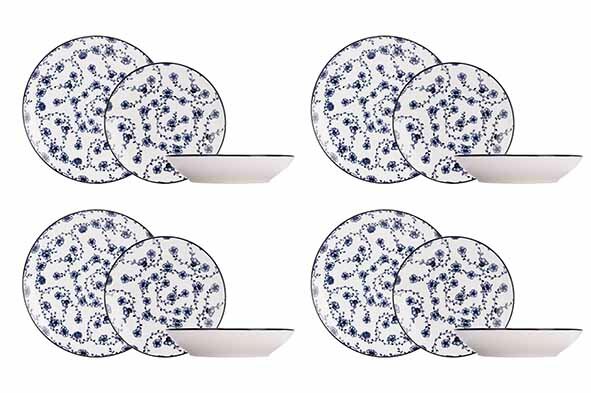 Serviesset 24 delig Flor Azul 8 personen 