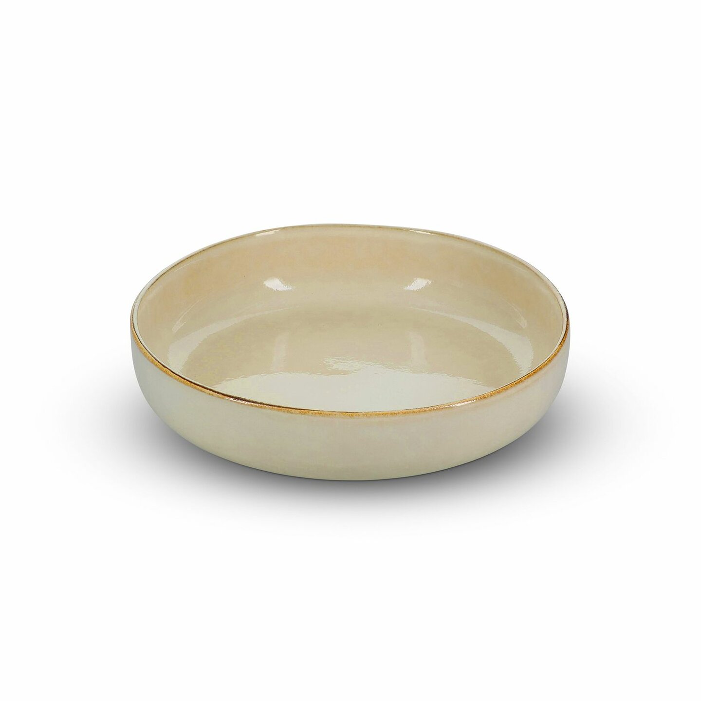 Serveerschaal 28 cm x 7 cm Meridian Ivoor