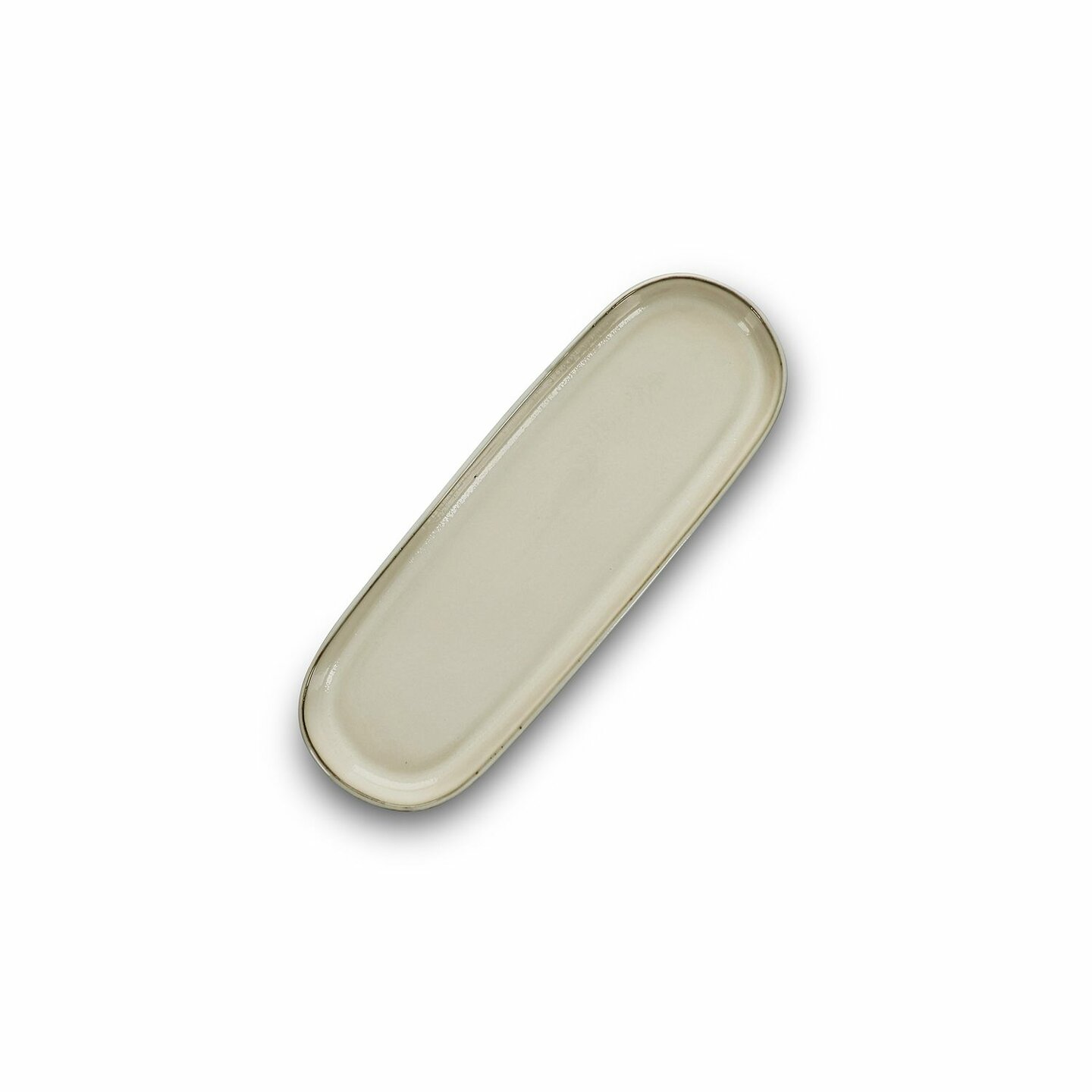 Serveerschaal ovaal 29 cm x 10 cm Meridian Ivoor