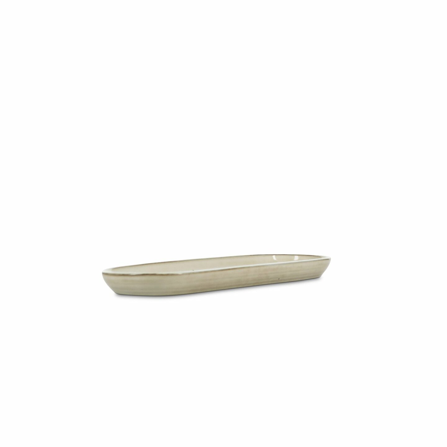 Serveerschaal ovaal 29 cm x 10 cm Meridian Ivoor
