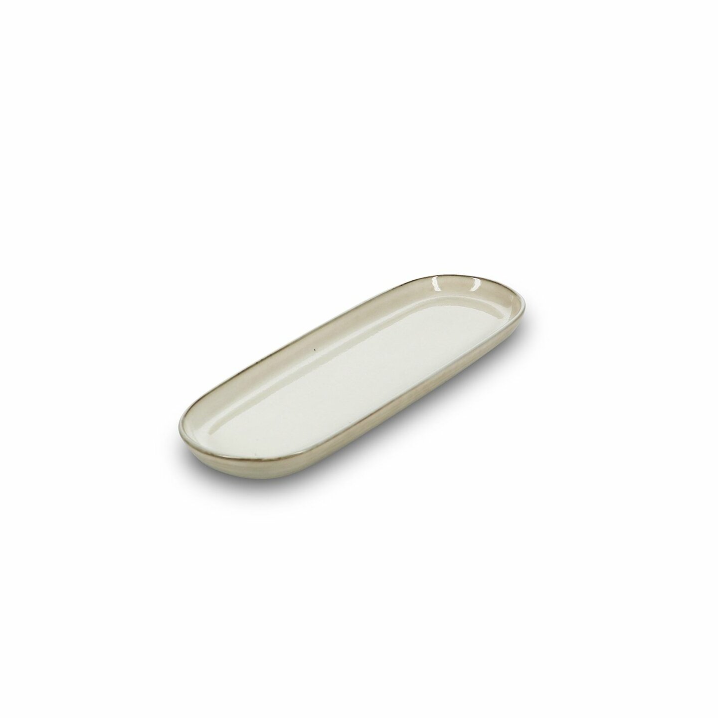 Serveerschaal ovaal 29 cm x 10 cm Meridian Ivoor