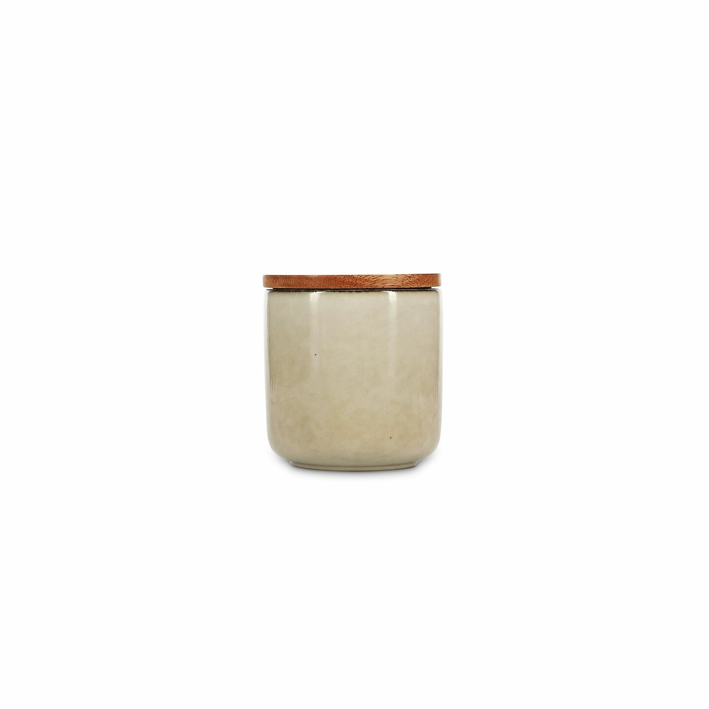 Voorraadpot 12 cm x 12 cm Meridian Ivoor