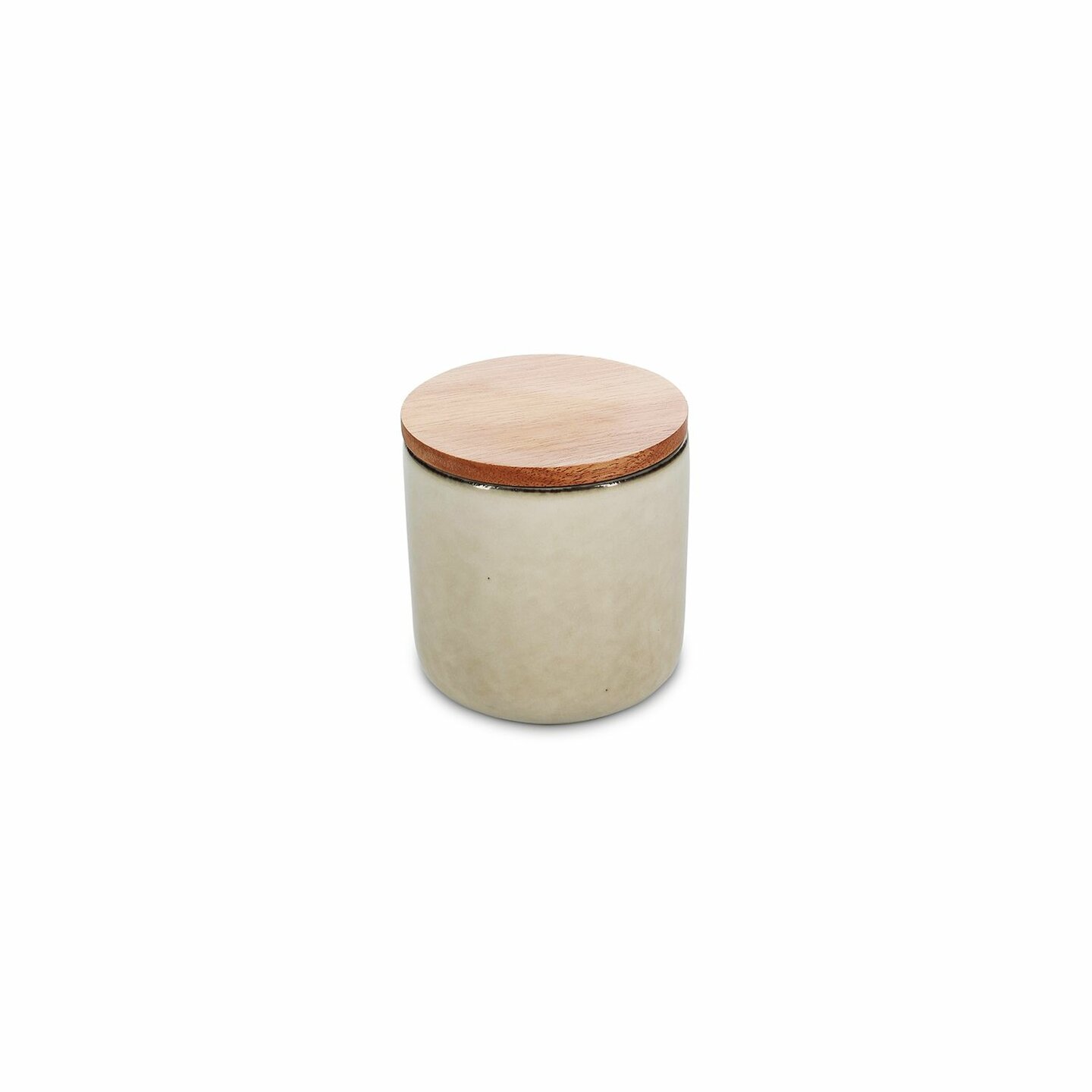 Voorraadpot 12 cm x 12 cm Meridian Ivoor