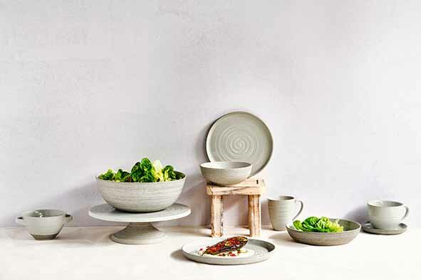 Taartschotel 31 cm x 9,5 cm Shade Grijs