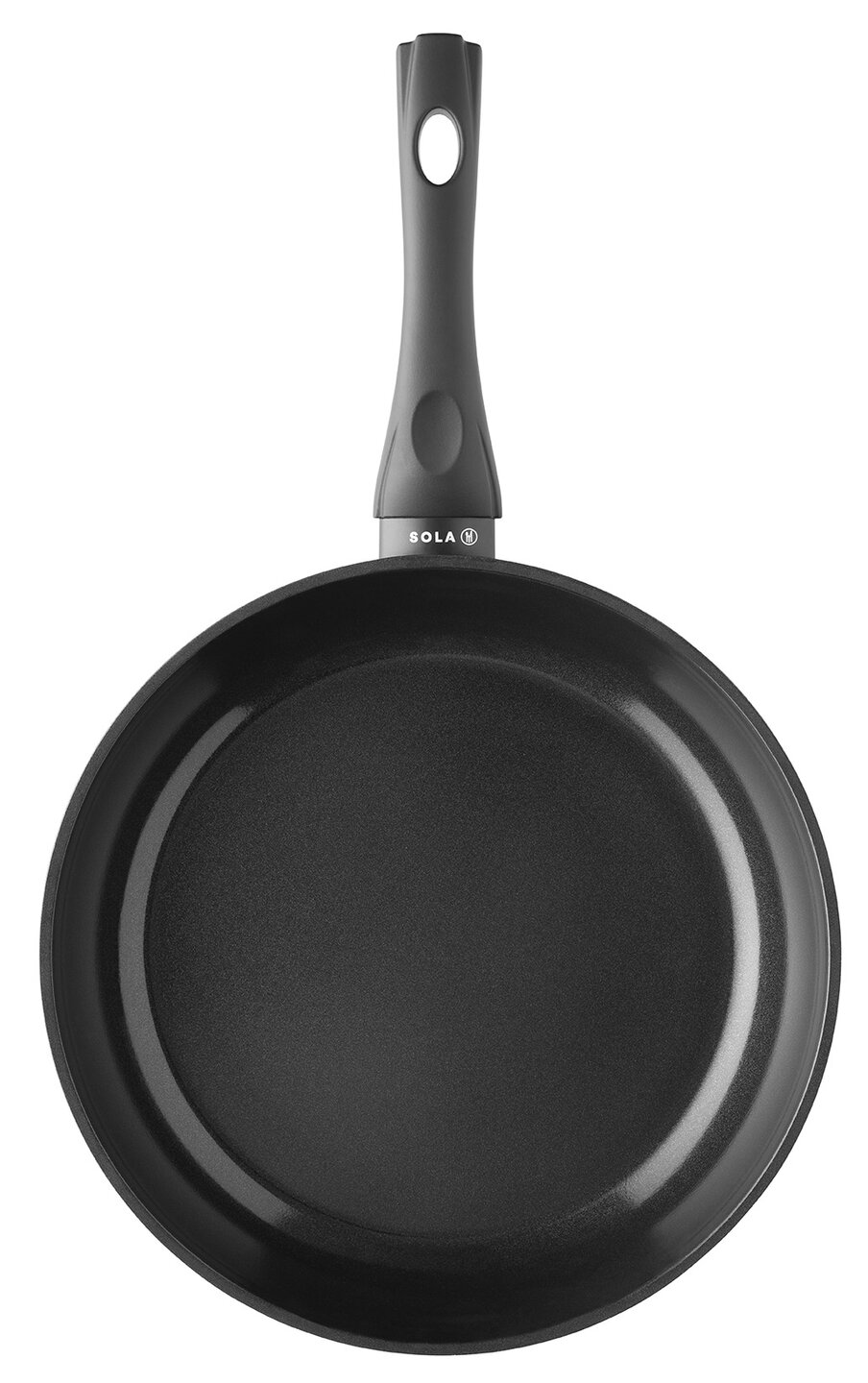 Koekenpan hardsteen 28 cm Stonehenge Sola zwart