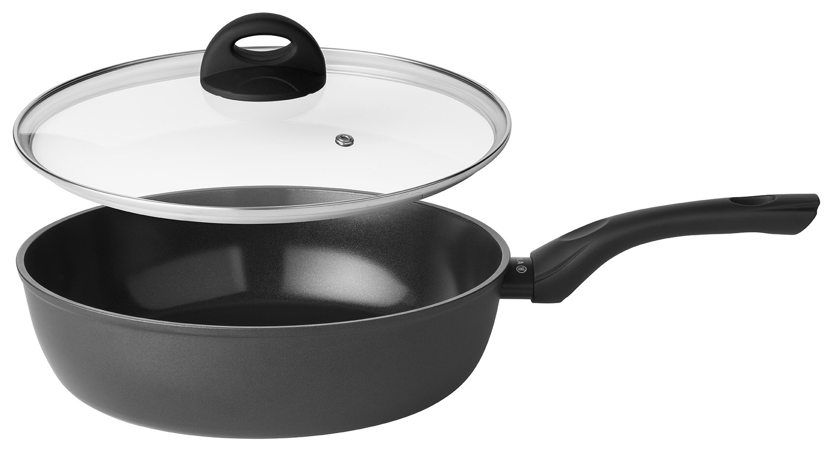 Hapjespan 28 cm Stonehenge Sola zwart