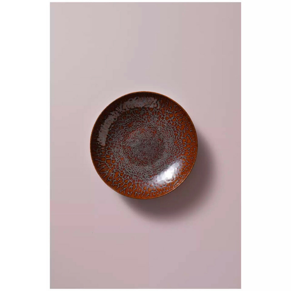 Diep bord 22 cm Palmer Magmatic bruin