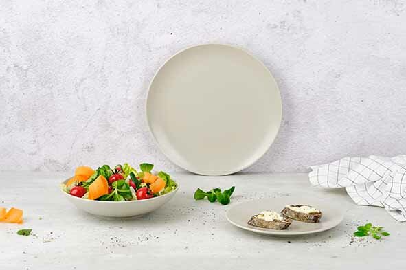 Diep bord 21 cm Venus Ivory Mat