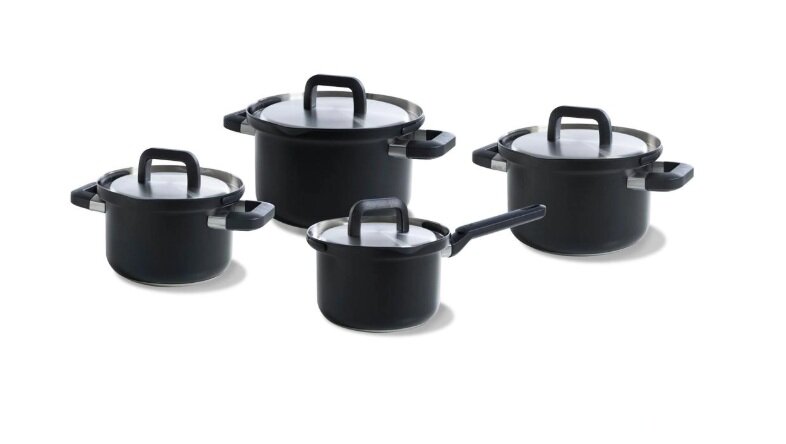 Pannenset 8-delig BK Flow Cool Black