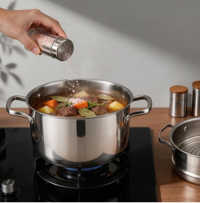 Couscous pan RVS 14 liter