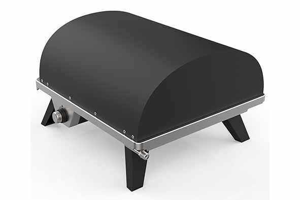 Pizzaoven gas antraciet Piana Sedici 71 x 55,7 cm ZiiPa XL