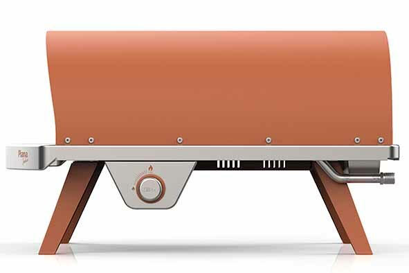 Pizzaoven gas terracotta Piana Sedici 71 x 55,7 cm ZiiPa XL