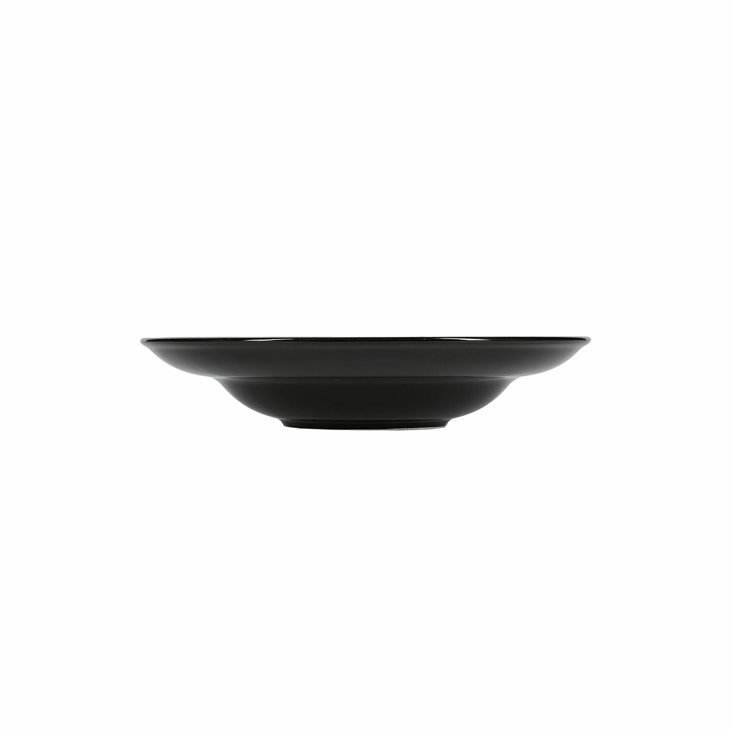 Pastabord 25 cm Zwart Ovio