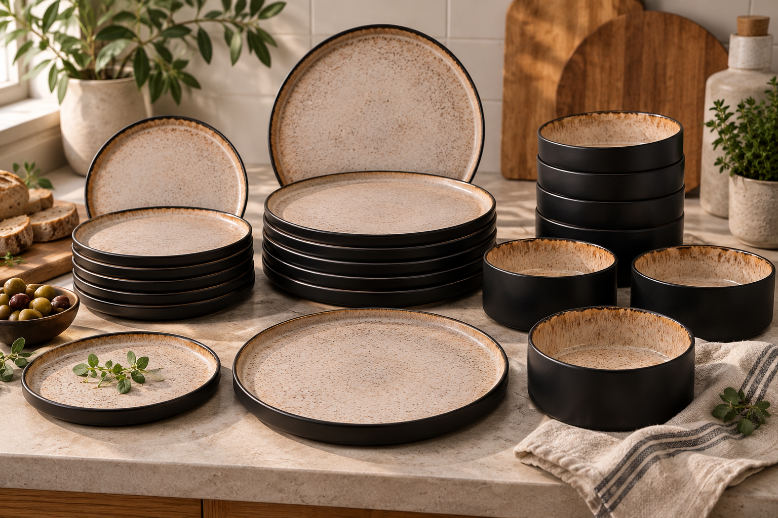 Serviesset 18-delig Coco Creme 6 personen