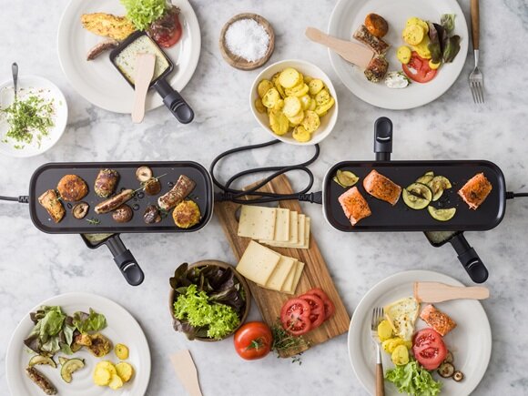 Gourmet set grill Greenpan Silhouette creme