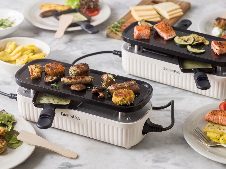 Gourmet set grill Greenpan Silhouette creme