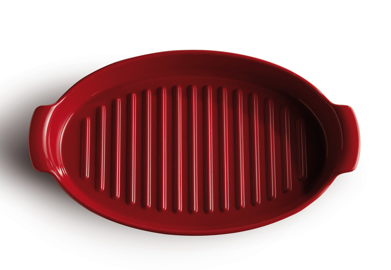 Papillote&nbsp;ovenschaal met deksel 41 cm Emile Henry onderkant