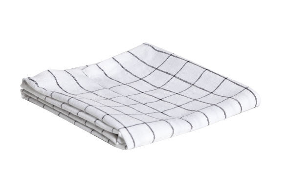 Theedoek grijs-wit Cosy&amp;Trendy for Professionals.