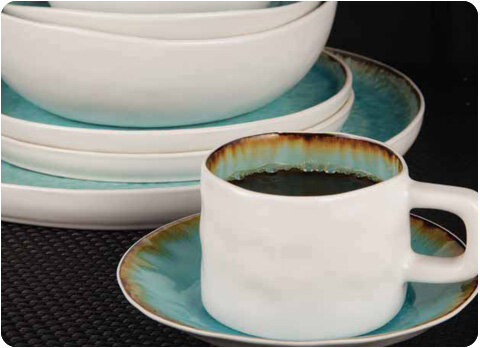 Kop en schotel Laguna Azzuro Cosy&amp;Trendy