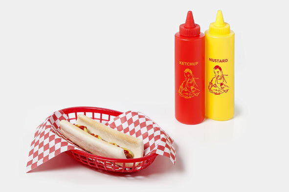Hotdog en hamburger BBQ kit 14 delig